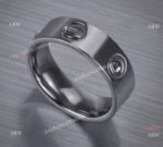 Replica Cartier Love Ring 316L Stainless Steel with Diamond